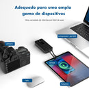 Power Bank 10000mAh 22.5W Carregador Rápido com Cabo Display Digital 3 Portas Ty