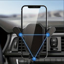 Suporte para telefone com ventilação de ar para carro, montagem em clipe, suport