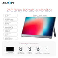 Monitor Portátil Gamer ARZOPA 16.1" FHD 1080p IPS – Tela Extra para Notebook, PC e Consoles