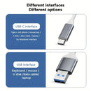 Transforme 1 única entrada USB-C em 4 portas de alta velocidade e conecte pendrives, mouses, teclados e HDs no seu notebook ou celular sem travar nada.