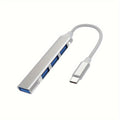 Transforme 1 única entrada USB-C em 4 portas de alta velocidade e conecte pendrives, mouses, teclados e HDs no seu notebook ou celular sem travar nada.