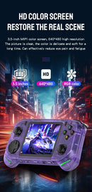 Console Portátil Retro RX6H – Tela IPS 3.5" Sistema Linux com Milhares de Jogos