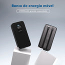 Power Bank 10000mAh 22.5W Carregador Rápido com Cabo Display Digital 3 Portas Ty