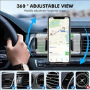 Suporte para telefone com ventilação de ar para carro, montagem em clipe, suport