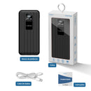 Power Bank 10000mAh 22.5W Carregador Rápido com Cabo Display Digital 3 Portas Ty